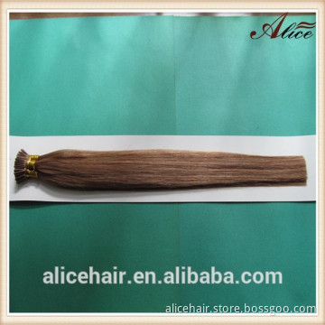 Wholesale indian remy fusion i tip hair extension